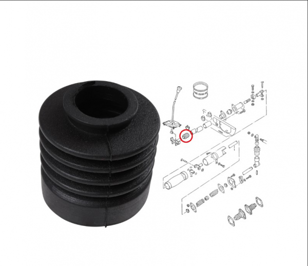 Boot-for-shifter-linkage-front-VW-Bus-T3-251711184C